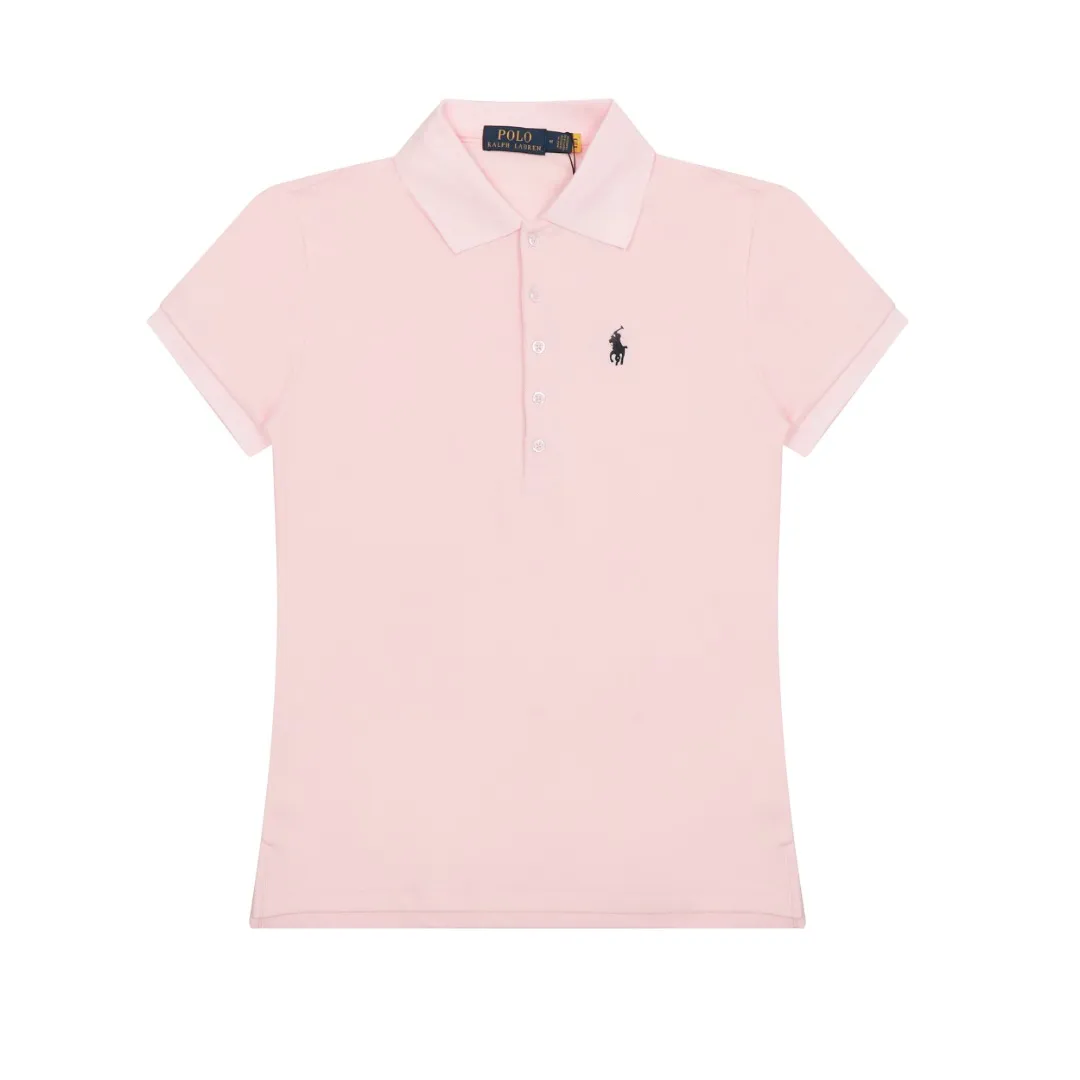 🅿️152 "Top quality" Style number: DS004# (not off the shelves all year round) [Ralph Lauren classic pony embroidered lapels women's slim fit POLO short sleeves] ✅Ralph Lauren Ralph Lauren classic basic women's all-match slim fit POLO short sleeves ✅Main supplier platform live broadcast Wholesale entities Replenish when out of stock Not off the shelves ✅ZP quality 1:1 pattern making Scan the code to enter the GF website Z cabinet quality ✅Details and quality are the only one in Guangzhou. Imported pique fabrics focus on high-end and cost-effective. Needless to say good quality. ✅The version is restored to the original order. The maximum size can be worn up to 130 pounds. Loose, comfortable and stress-free.